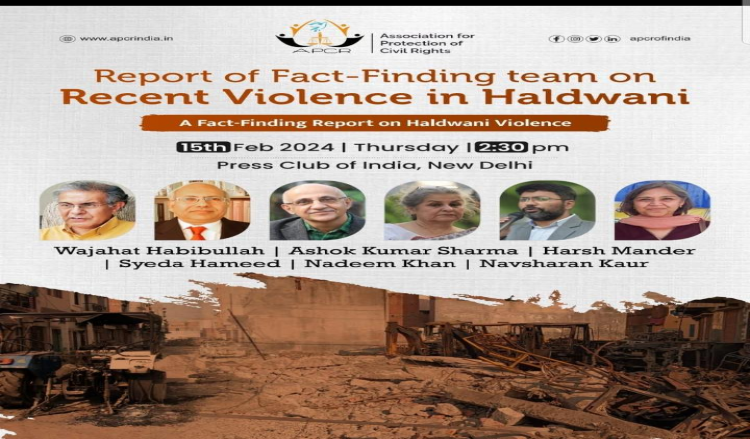 FACT-FINDING REPORT ON HALDWANI VIOLENCE OF FEBRUARY 8, 2024 AND ITS AFTERMATH